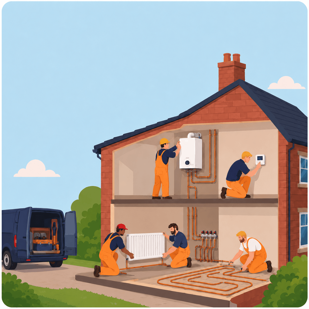 First-Time Central Heating: What It Means