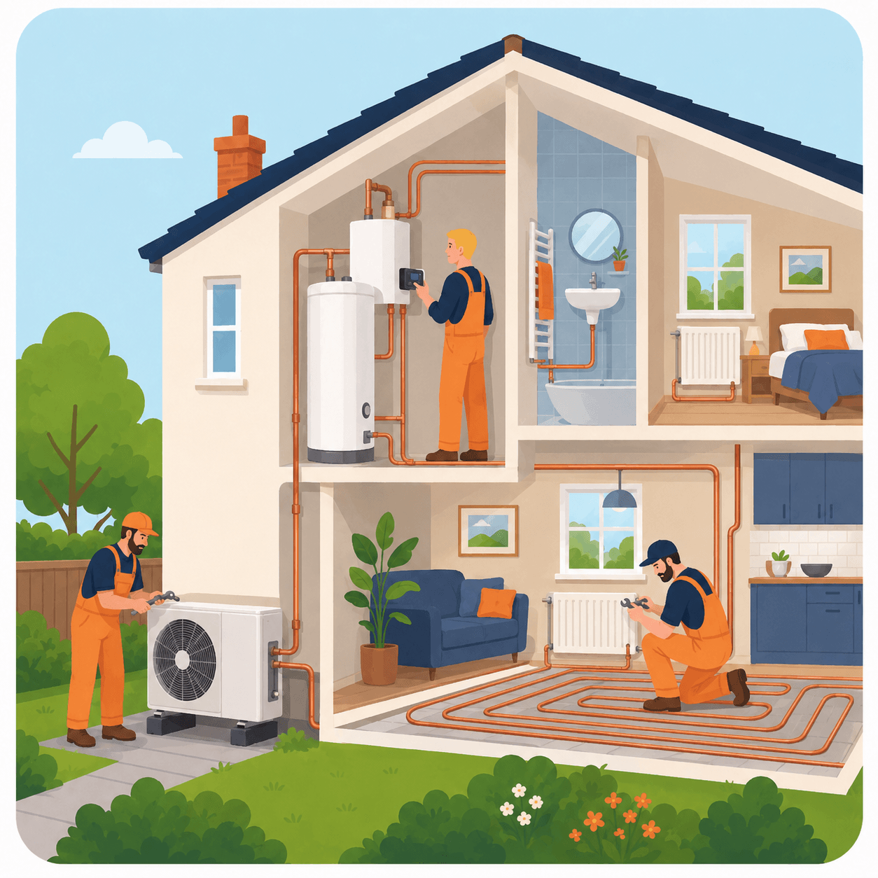Where Does an Air Source Heat Pump Go?