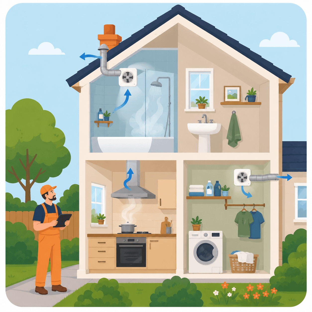 Extractor Fans Explained: Where Your Home Needs Ventilation Most